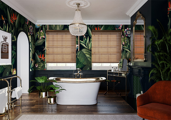 Kalmar, Spanish Cedar - Motorised Venetian Blind - Image 6